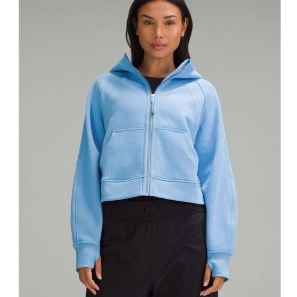 Lululemon Tops - Lululemon Scuba Oversized Full-Zip Hoodie Aero Blue Size XL/XXL